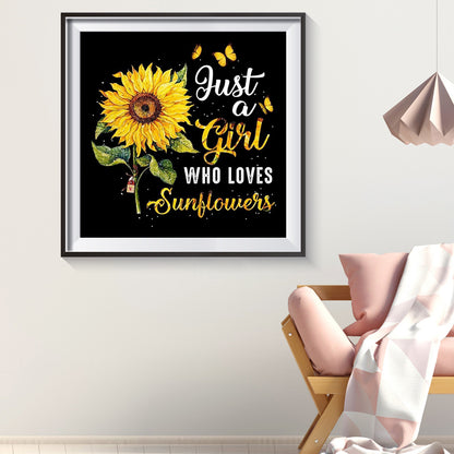 Sunflower - Full Round Drill Diamond Painting 40*40CM