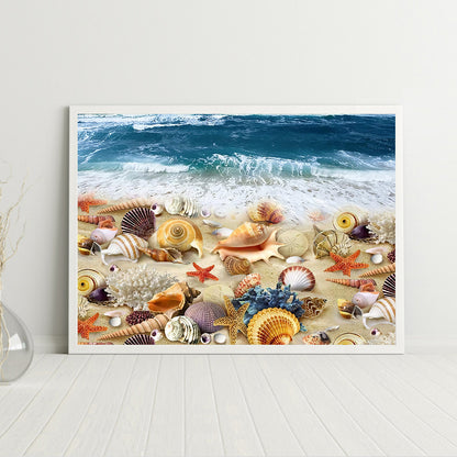 Sea Shells - Full Round Drill Diamond Painting 40*30CM