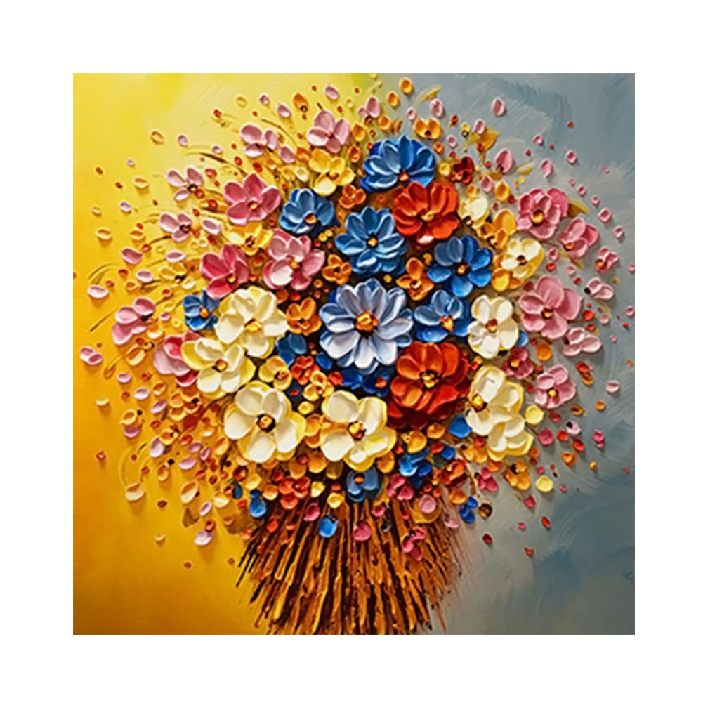 Flower Grass - Full Round Drill Diamond Painting 30*30CM