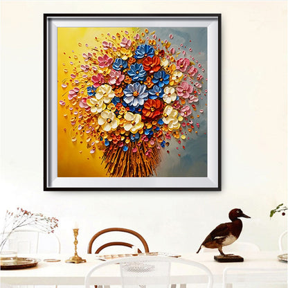 Flower Grass - Full Round Drill Diamond Painting 30*30CM