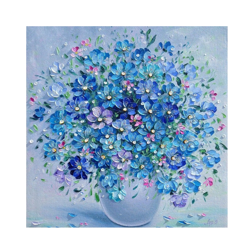 Flower Grass - Full Round Drill Diamond Painting 30*30CM