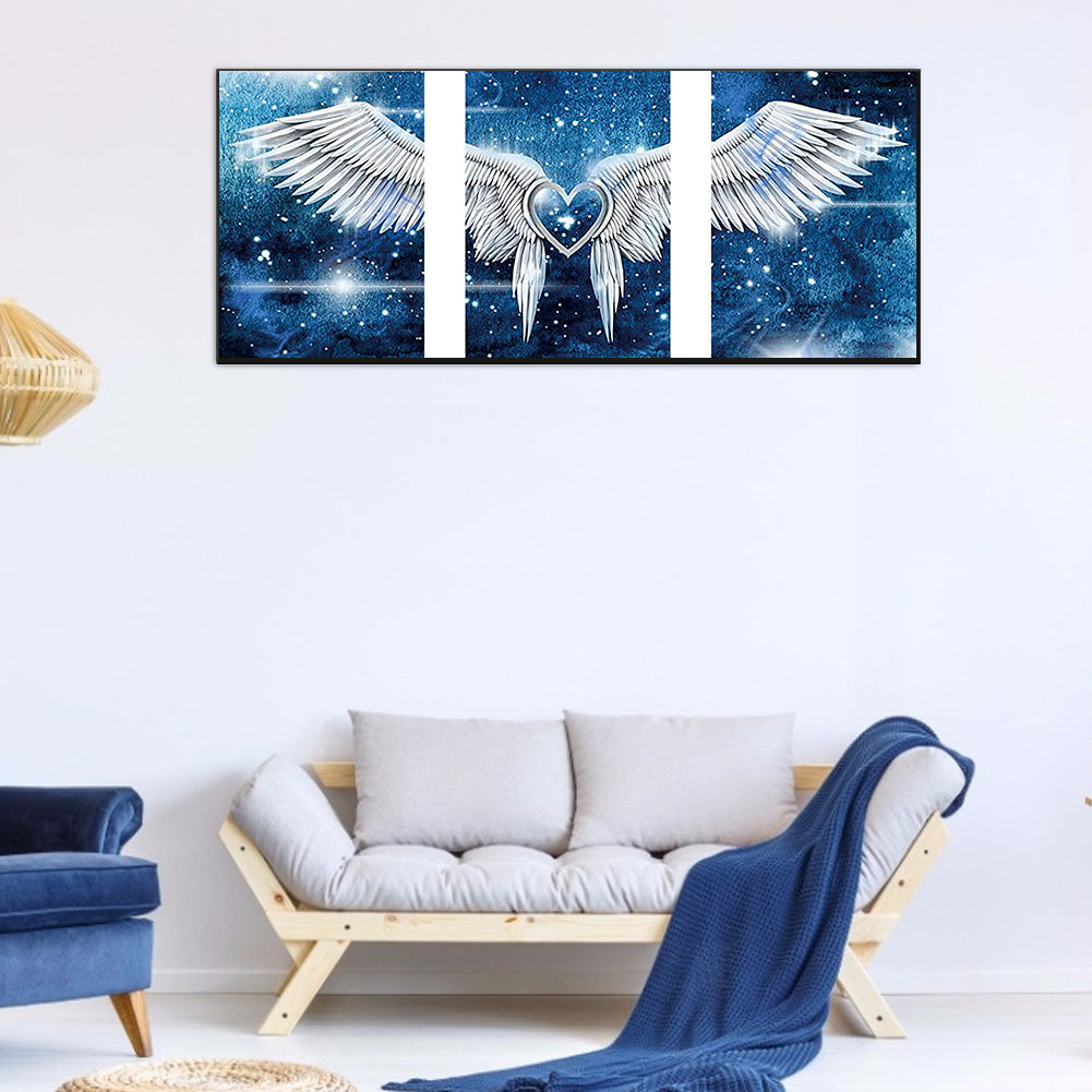 Angel Wings - Full Round Drill Diamond Painting 90*40CM