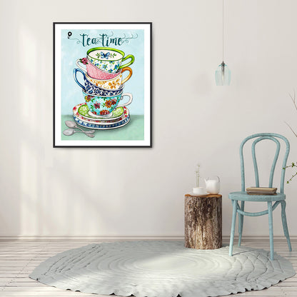 Afternoon Tea Time - Full Round Drill Diamond Painting 30*40CM