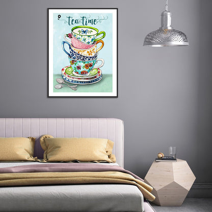 Afternoon Tea Time - Full Round Drill Diamond Painting 30*40CM