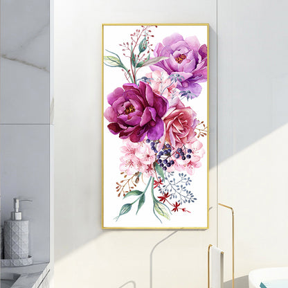 Peony - Full Round Drill Diamond Painting 30*60CM