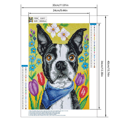 Dog - Special Shaped Drill Diamond Painting 30*40CM