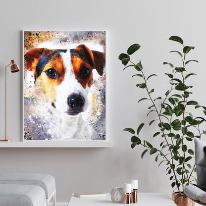 Dog - Full Round Drill Diamond Painting 30*40CM