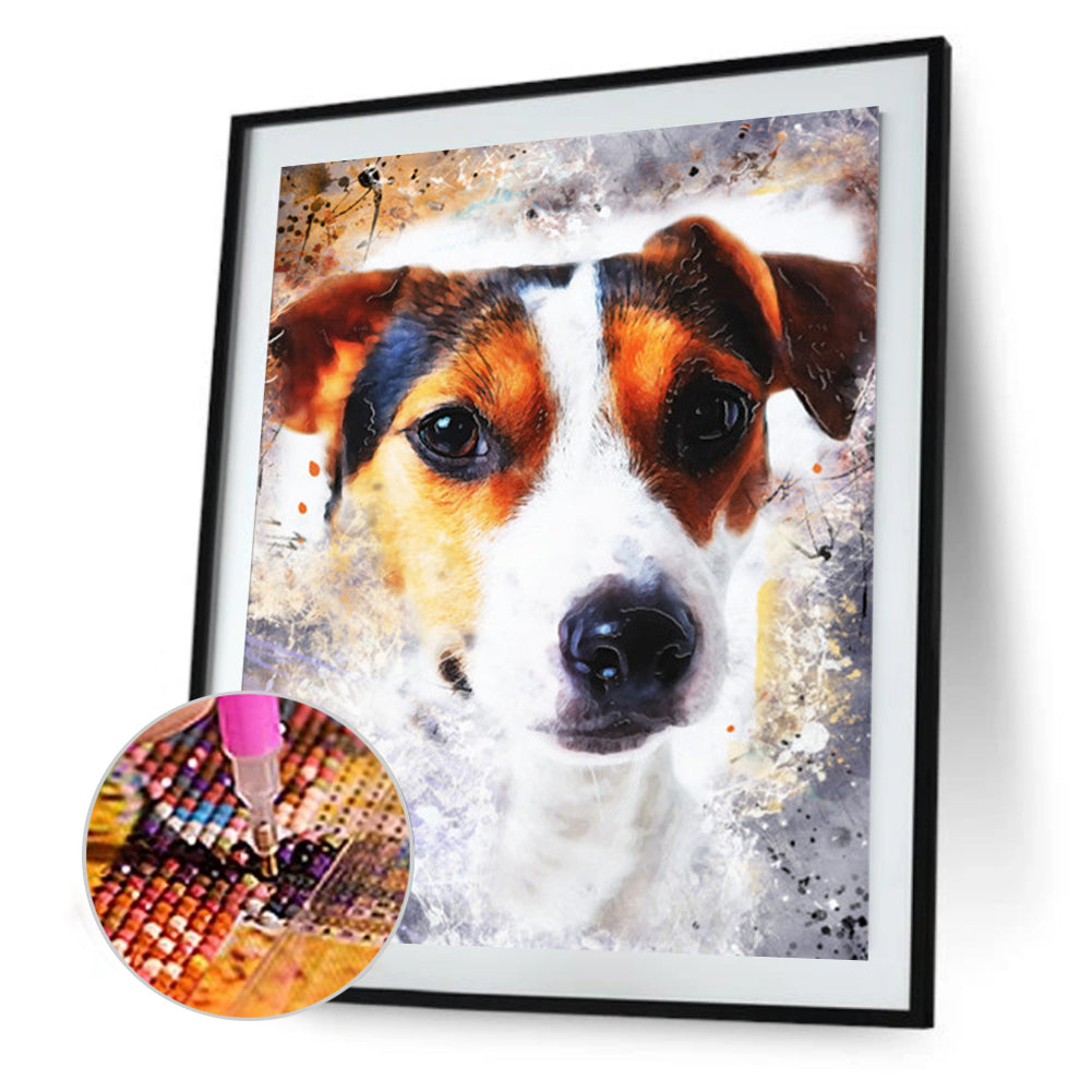 Dog - Full Round Drill Diamond Painting 30*40CM
