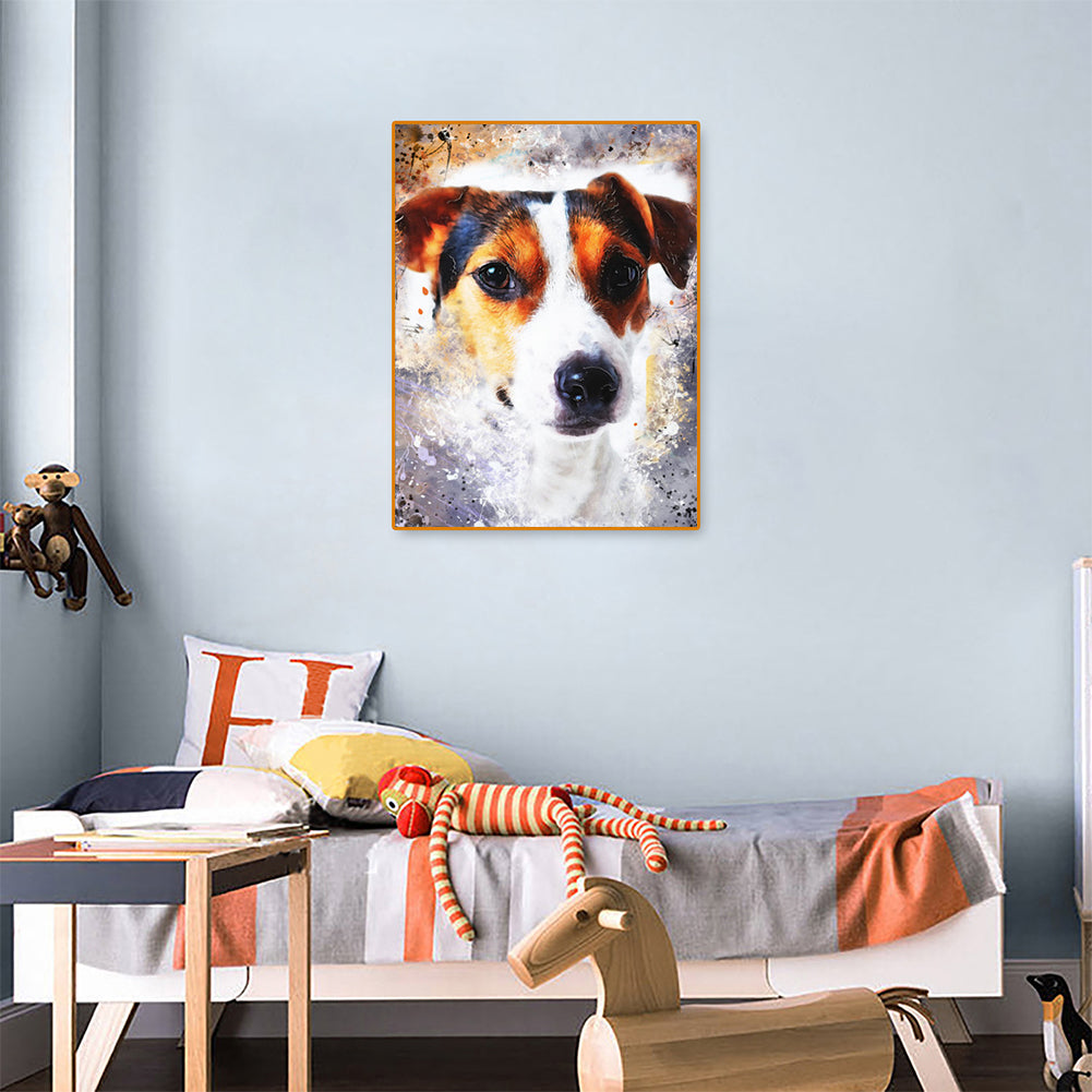 Dog - Full Round Drill Diamond Painting 30*40CM