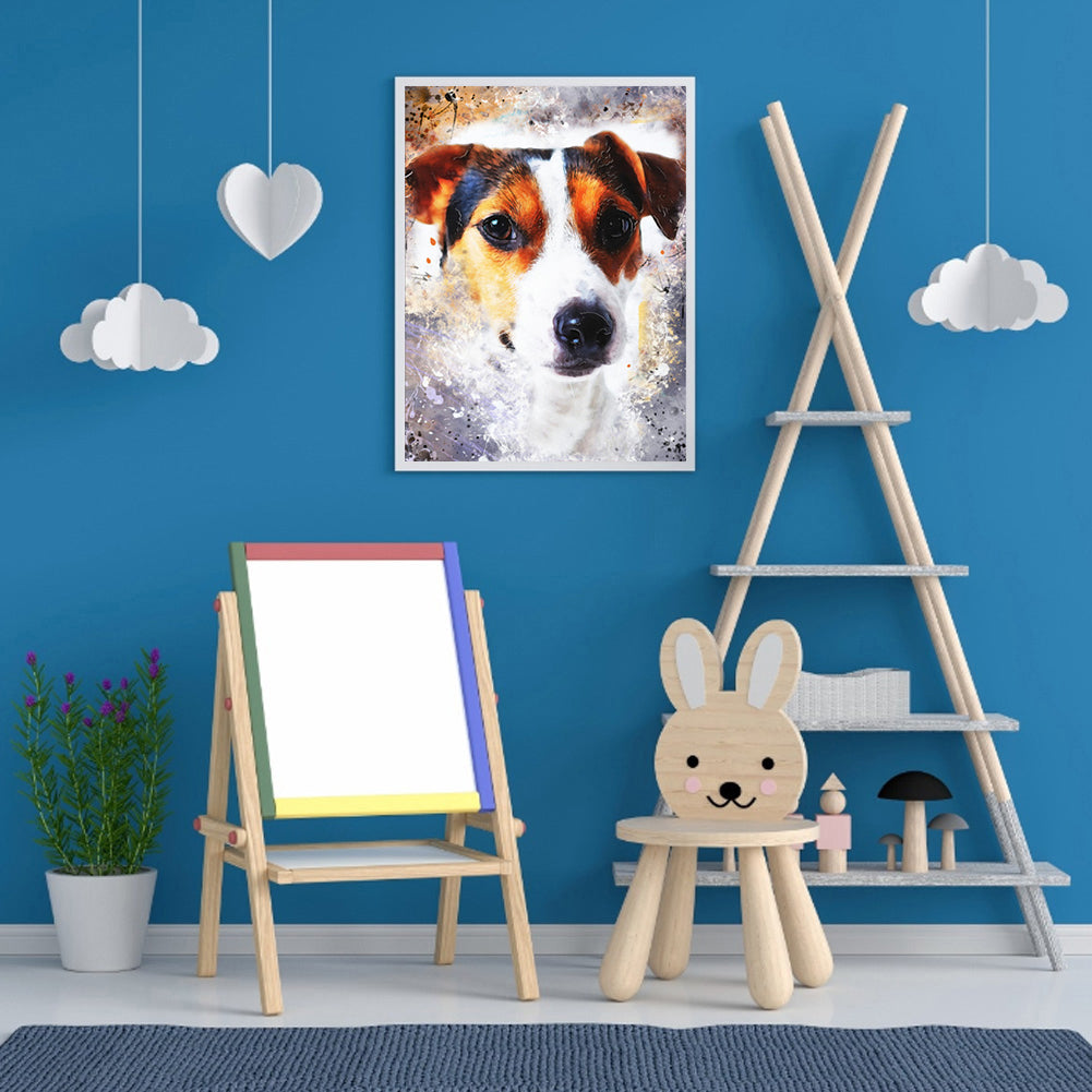 Dog - Full Round Drill Diamond Painting 30*40CM