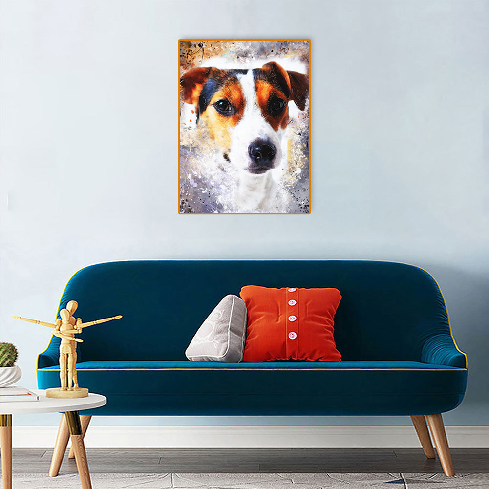 Dog - Full Round Drill Diamond Painting 30*40CM