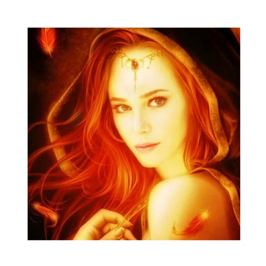 Blonde - Full Round Drill Diamond Painting 30*30CM