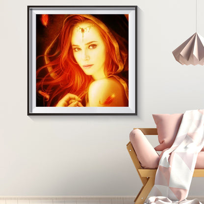 Blonde - Full Round Drill Diamond Painting 30*30CM