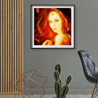 Blonde - Full Round Drill Diamond Painting 30*30CM