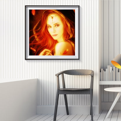 Blonde - Full Round Drill Diamond Painting 30*30CM