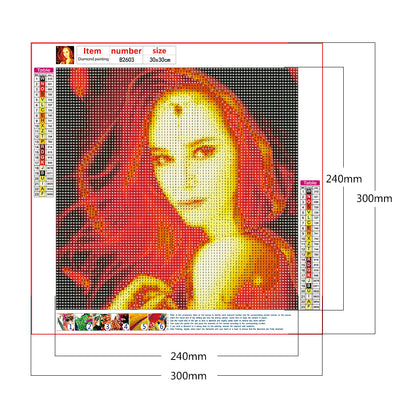 Blonde - Full Round Drill Diamond Painting 30*30CM