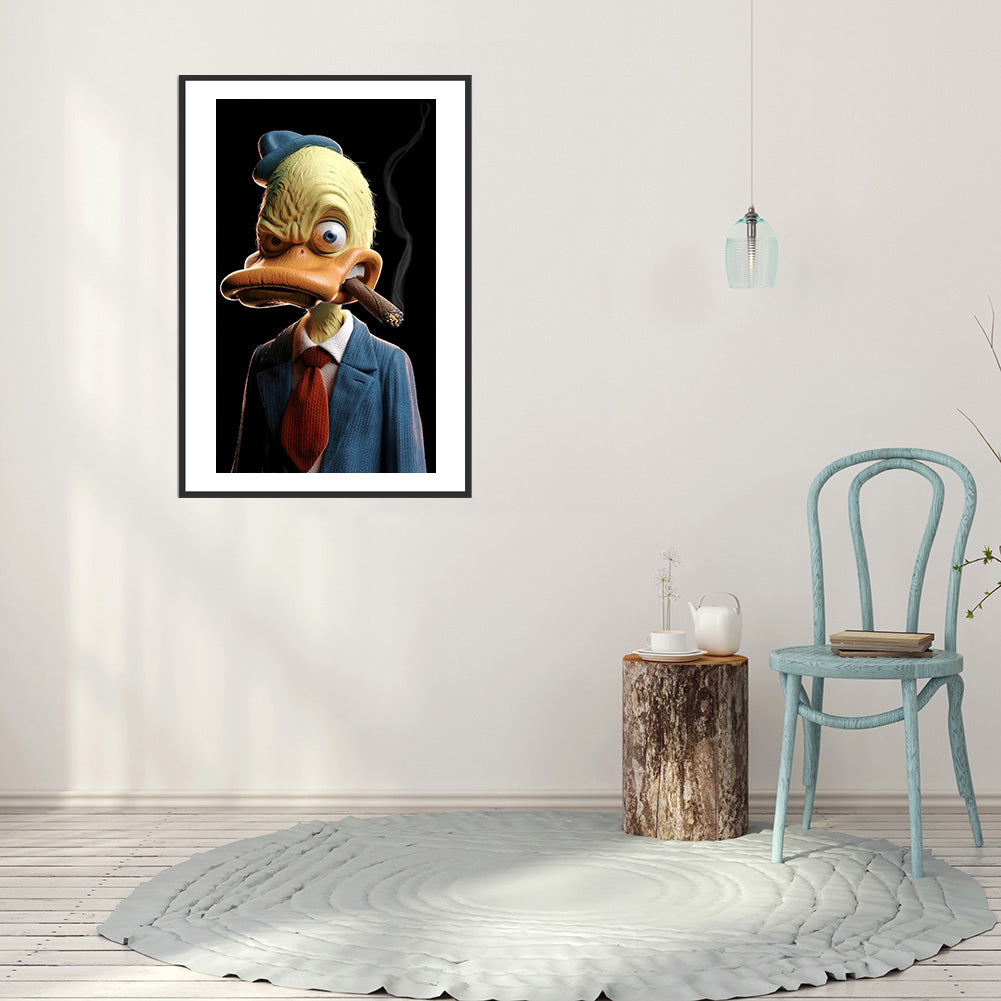 Mr Duck - Full Round Drill Diamond Painting 30*50CM