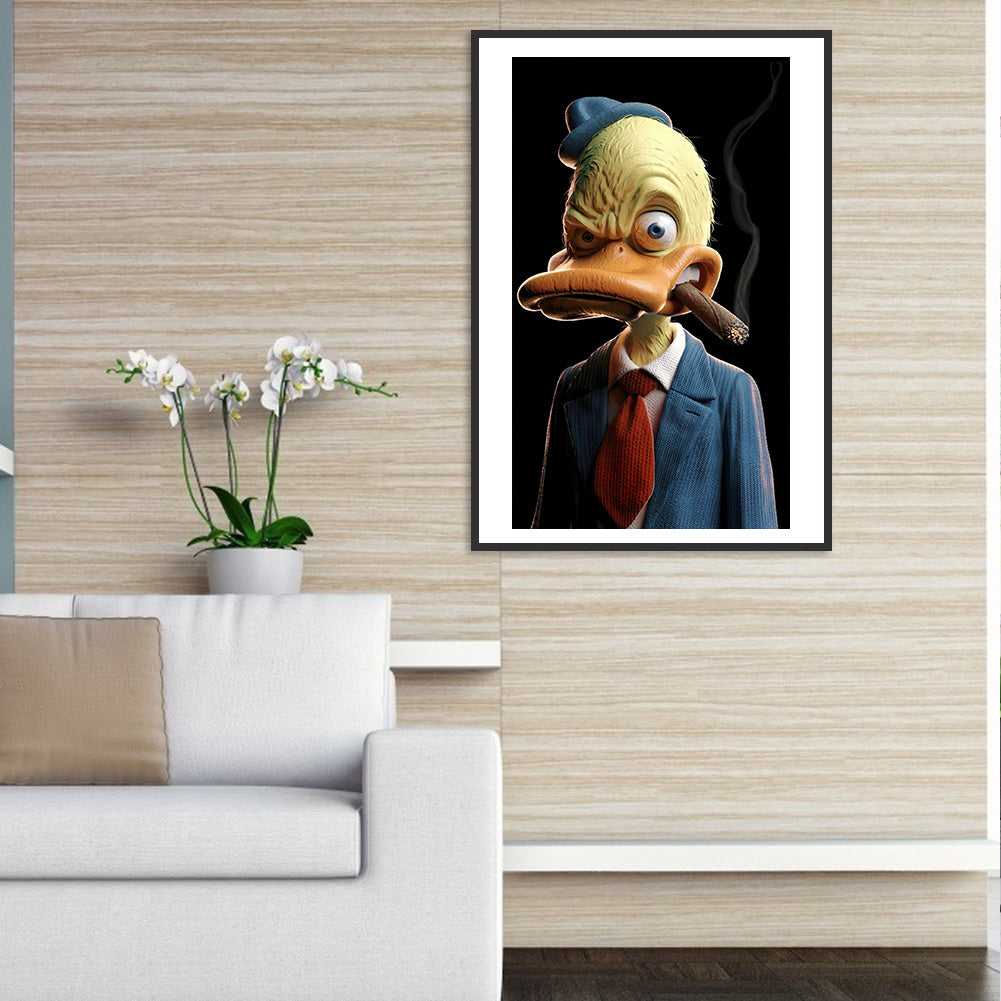 Mr Duck - Full Round Drill Diamond Painting 30*50CM