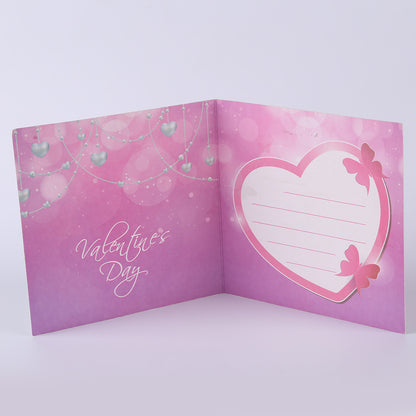 Valentines Greeting Cards Cat Special Shape Bright Diamond Painting DIY Kit
