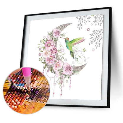 Flower Bird - Full Round Drill Diamond Painting 30*30CM