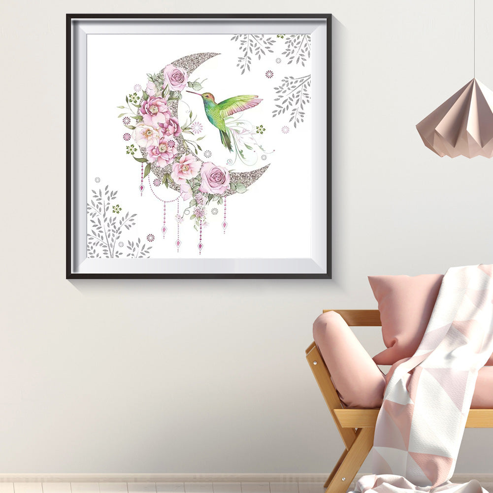 Flower Bird - Full Round Drill Diamond Painting 30*30CM