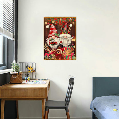 Christmas Gnome - Full Round Drill Diamond Painting 30*40CM