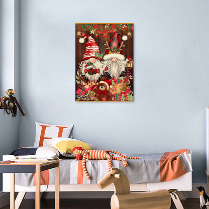 Christmas Gnome - Full Round Drill Diamond Painting 30*40CM