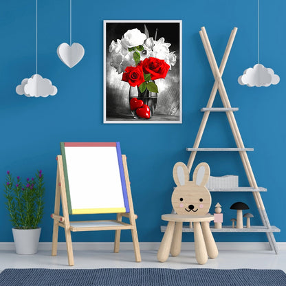 Love Rose - Full Round Drill Diamond Painting 30*40CM