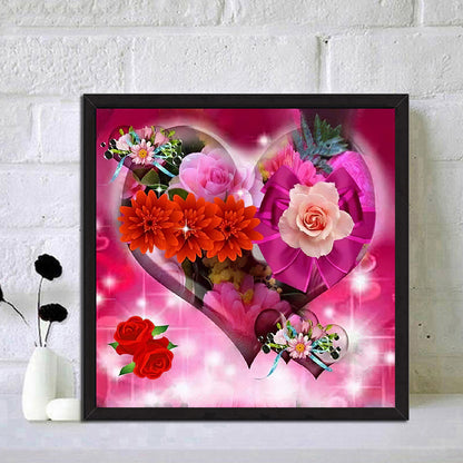 Love Rose - Full Round Drill Diamond Painting 30*30CM