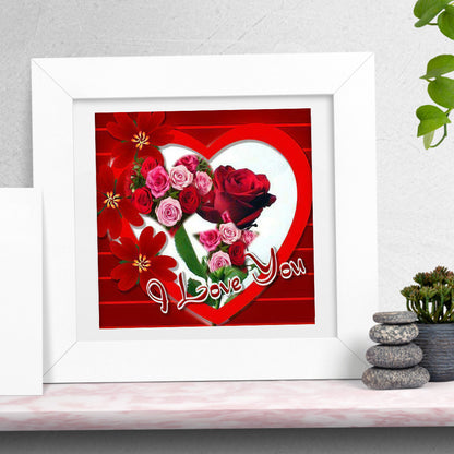 Love Rose - Full Round Drill Diamond Painting 30*30CM