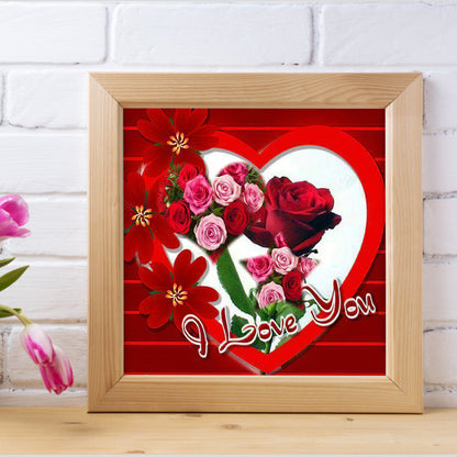 Love Rose - Full Round Drill Diamond Painting 30*30CM