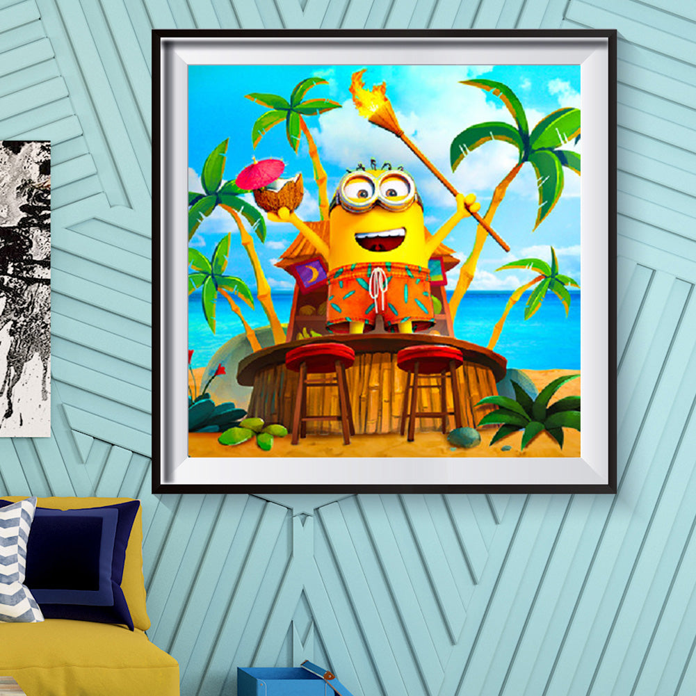 Minions - Full Round Drill Diamond Painting 40*40CM