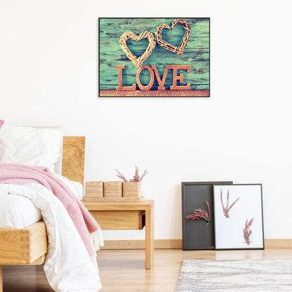 Love Heart - Full Round Drill Diamond Painting 40*30CM
