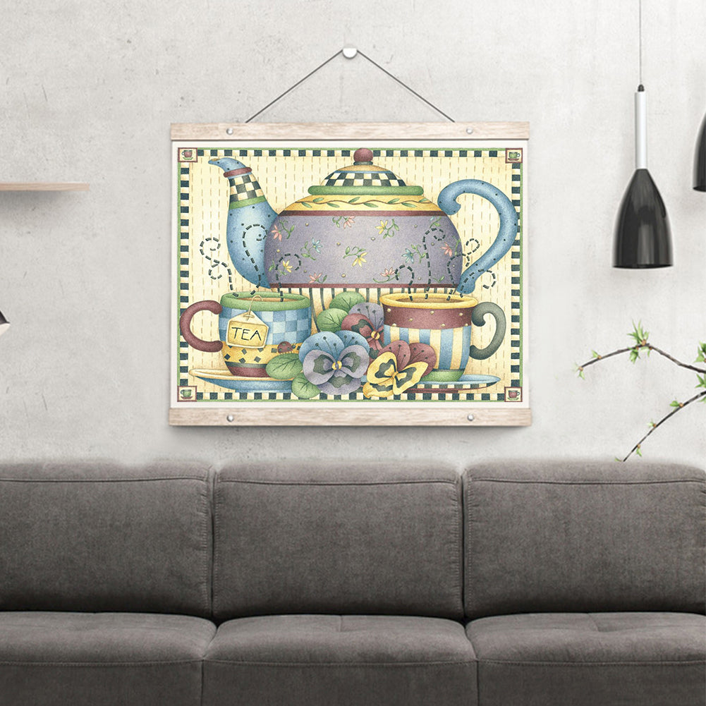 Teapot - Full Round Drill Diamond Painting 40*30CM