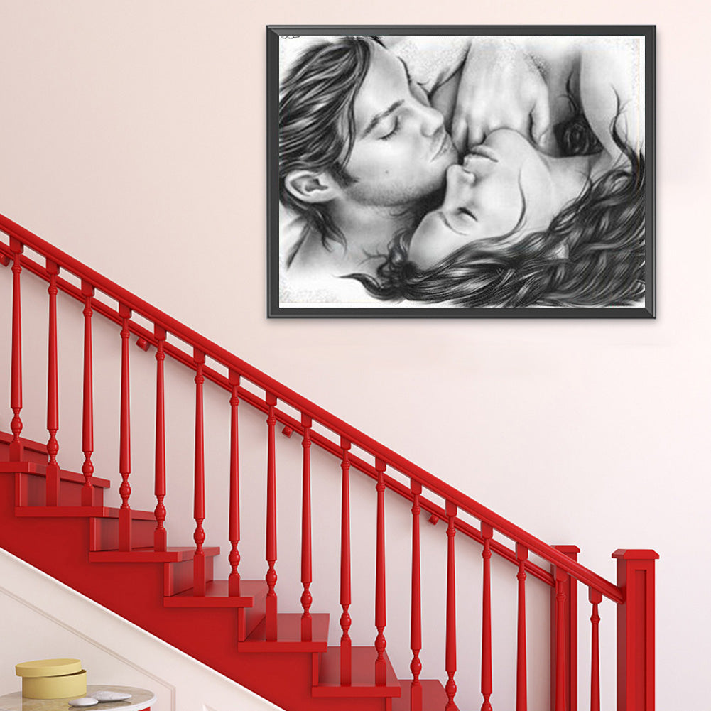 Lover - Full Round Drill Diamond Painting 40*30CM