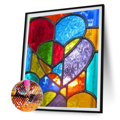 Cartoon Heart - Full Round Drill Diamond Painting 30*40CM