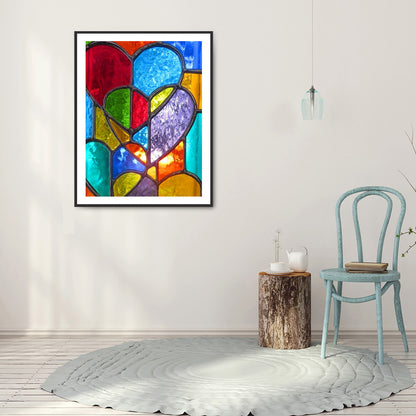 Cartoon Heart - Full Round Drill Diamond Painting 30*40CM