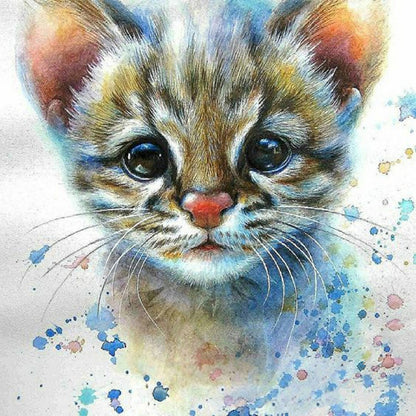 Cute Cat - Full Round Drill Diamond Painting 30*30CM