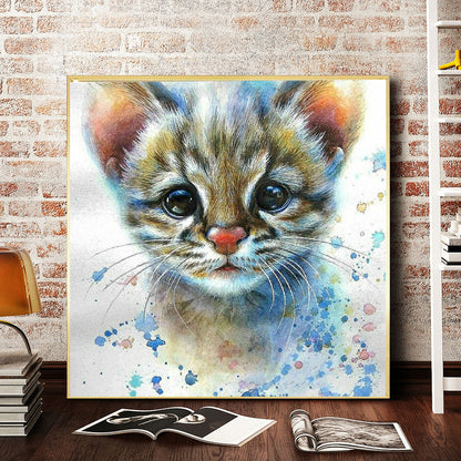 Cute Cat - Full Round Drill Diamond Painting 30*30CM