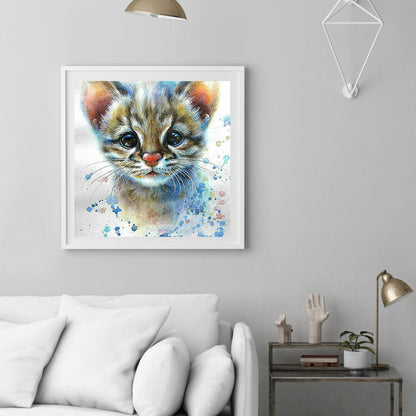 Cute Cat - Full Round Drill Diamond Painting 30*30CM