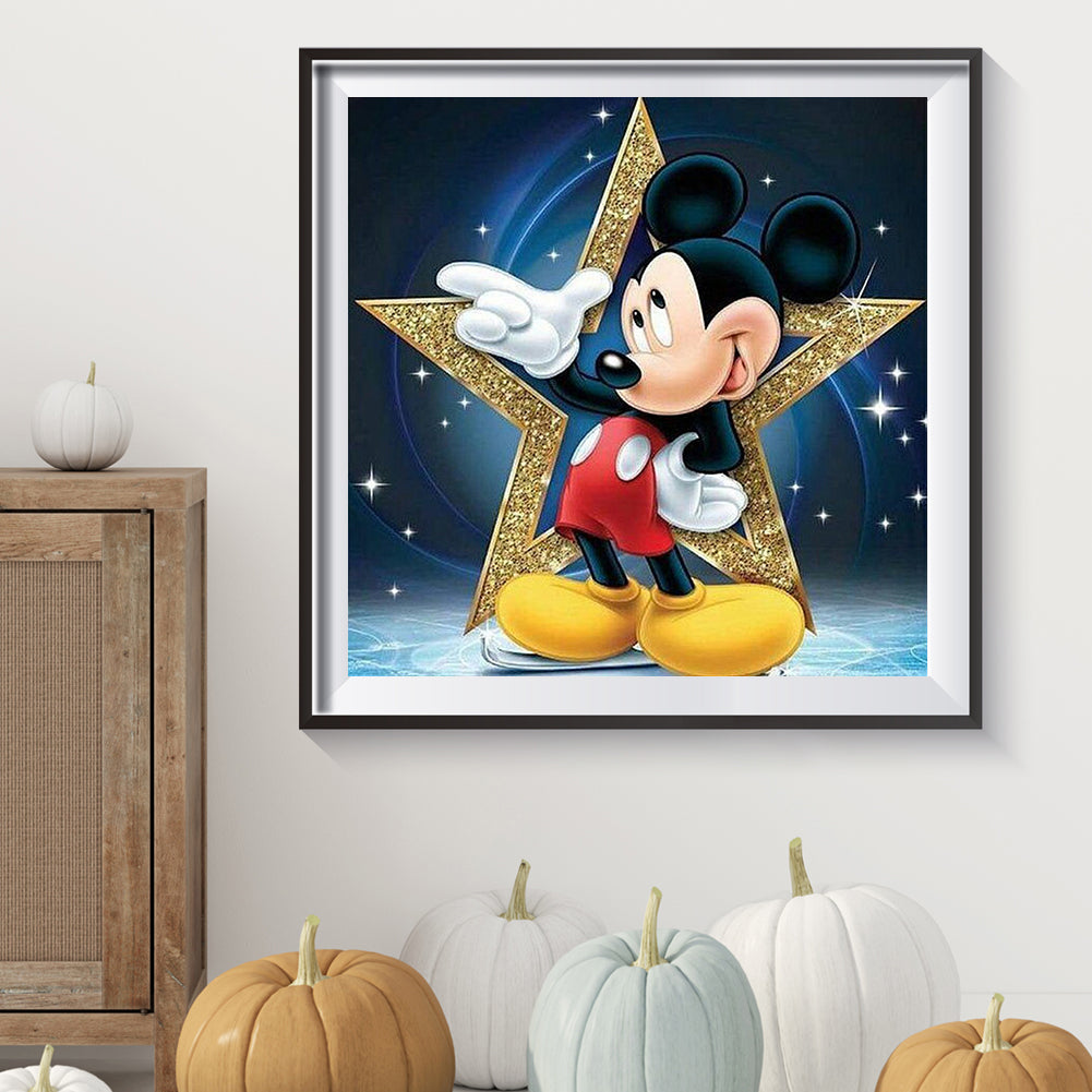 Moon Mouse - Full Square Drill Diamond Painting 30*30CM