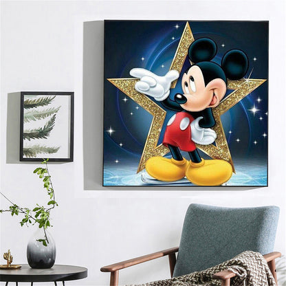 Moon Mouse - Full Square Drill Diamond Painting 30*30CM