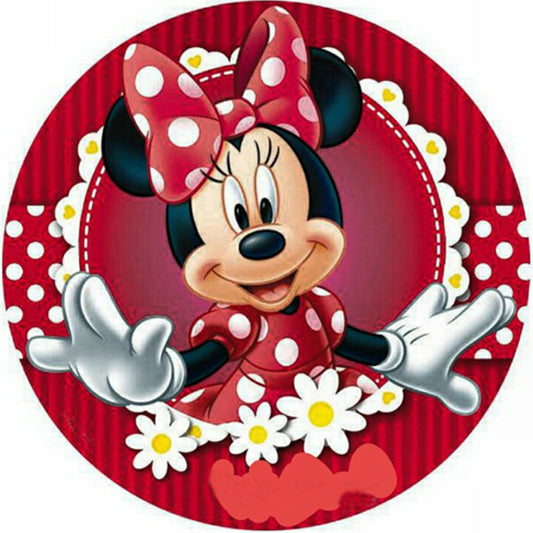 Minnie Mouse - Full Round Drill Diamond Painting 30*40CM