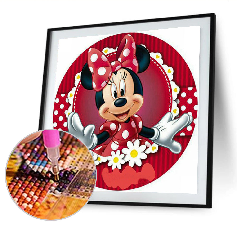 Minnie Mouse - Full Round Drill Diamond Painting 30*40CM