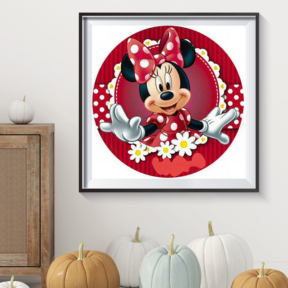 Minnie Mouse - Full Round Drill Diamond Painting 30*40CM