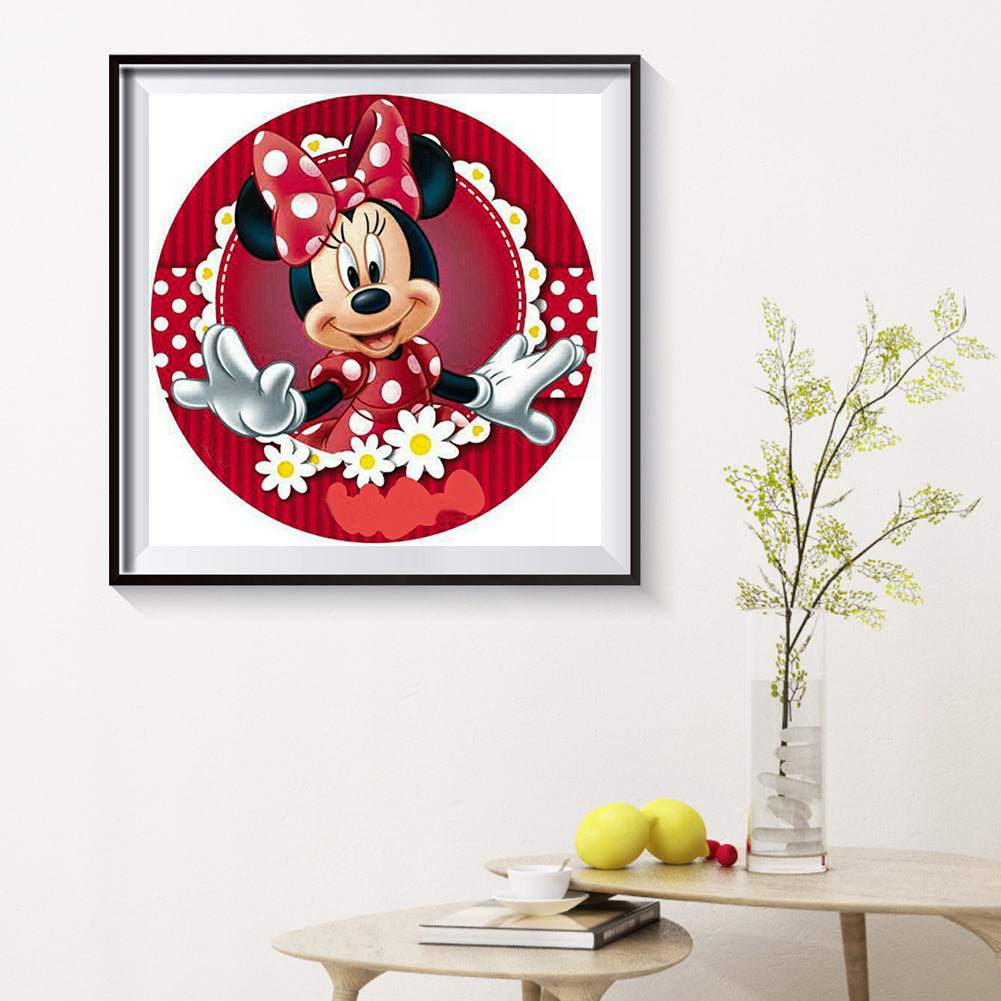 Minnie Mouse - Full Round Drill Diamond Painting 30*40CM