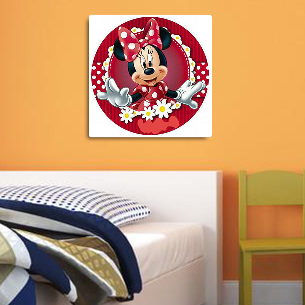 Minnie Mouse - Full Round Drill Diamond Painting 30*40CM