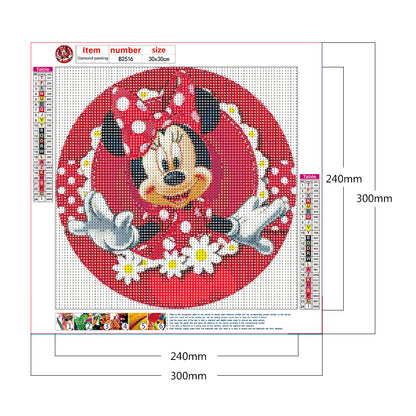 Minnie Mouse - Full Round Drill Diamond Painting 30*40CM