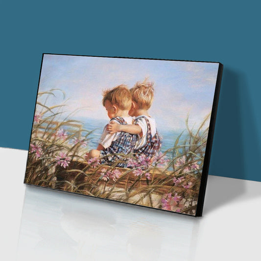 Hug Child - Full Round Drill Diamond Painting 40*30CM