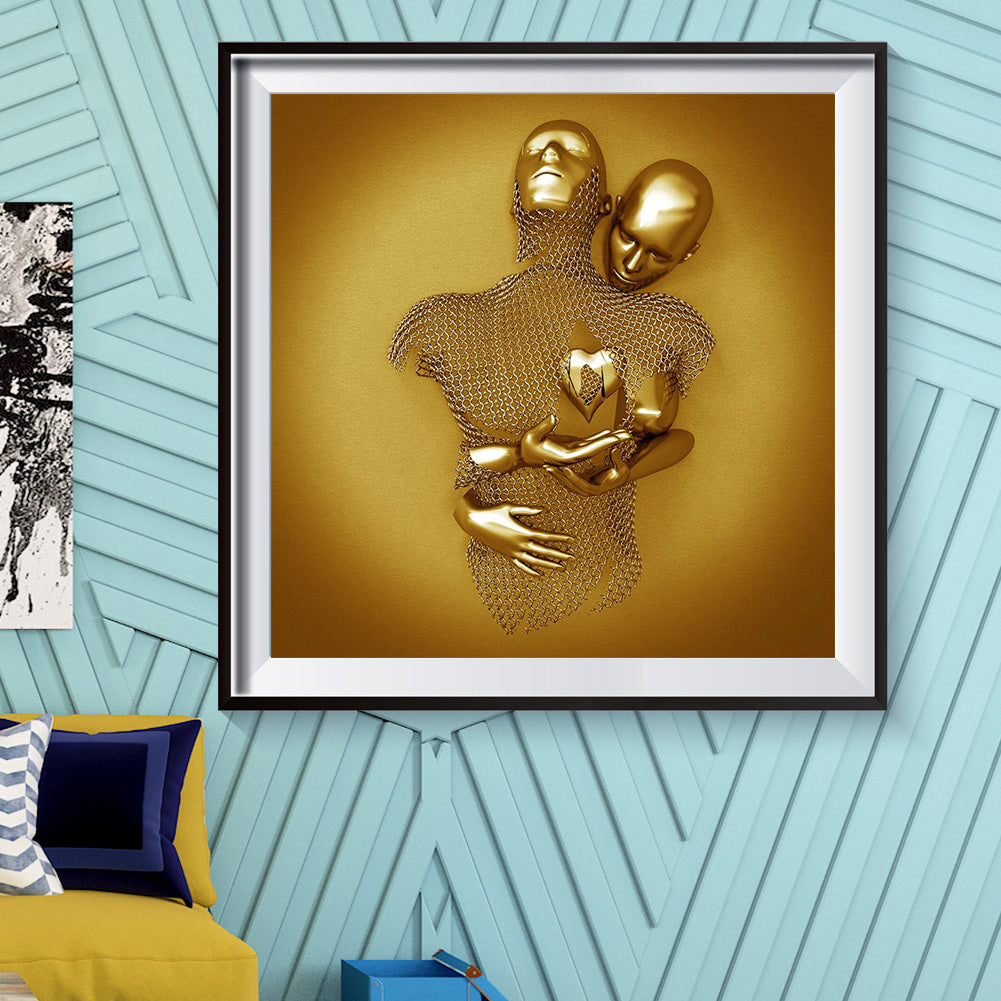 Metal Statue - Full Round Drill Diamond Painting 30*30CM